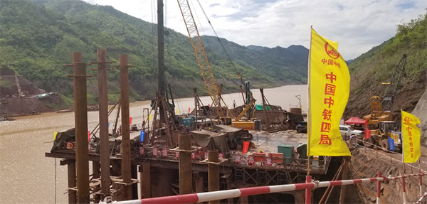 加入一带一起重大项目 8188cc威尼斯智能旋挖钻扬名阿墨江特大桥