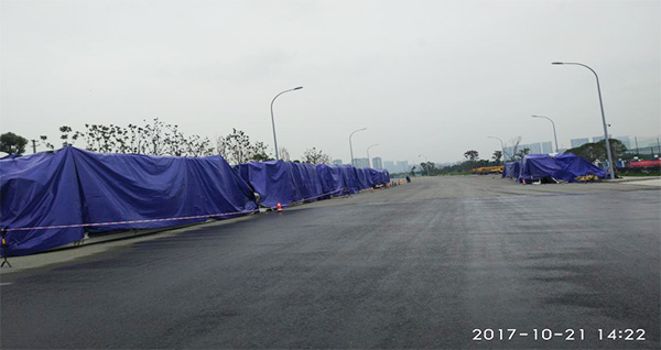 风里雨里，，，，，，，成都等你！中铁8188cc威尼斯盾构机走出长沙