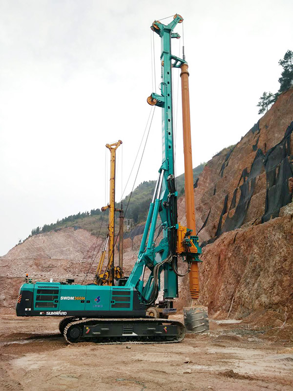 效率横跨两倍！8188cc威尼斯智能SWDM360旋挖钻名动贵阳