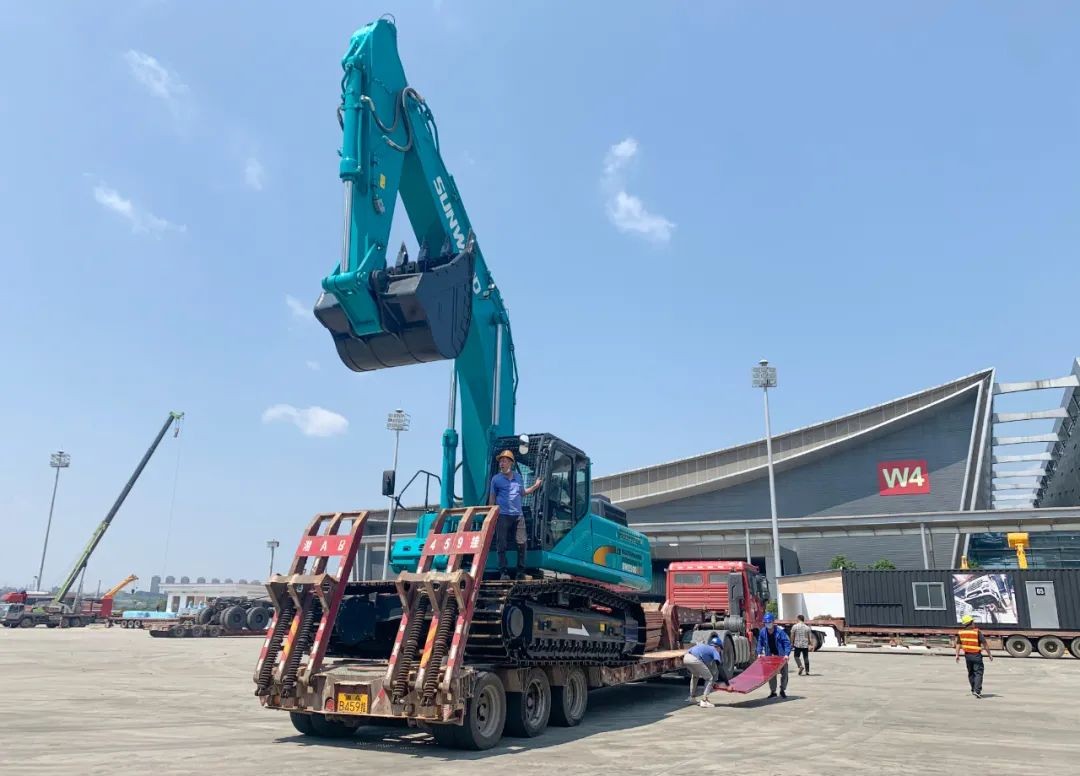 进场布展！2021年长沙国际工程机械展倒计时，，，，，8188cc威尼斯智能展区亮点提前剧透