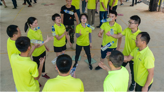 【夯基础 强执行 跨高度】20198188cc威尼斯智能挖掘机营销公司拓展训练营顺遂开展