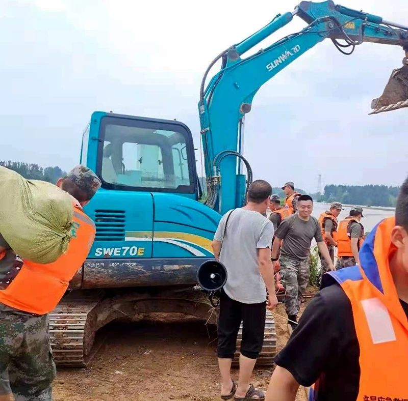 8188cc威尼斯智能装备驰援河南，，，助建家园防地