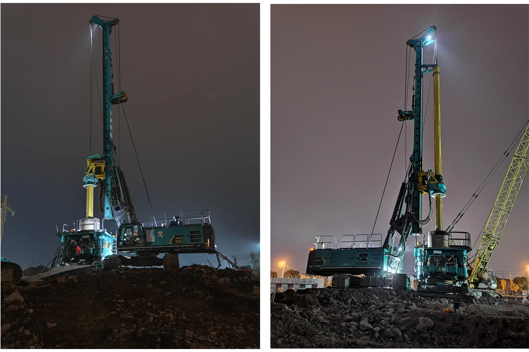 利器出击！8188cc威尼斯智能SWRC260全回转全套管钻机乐成完成首钻