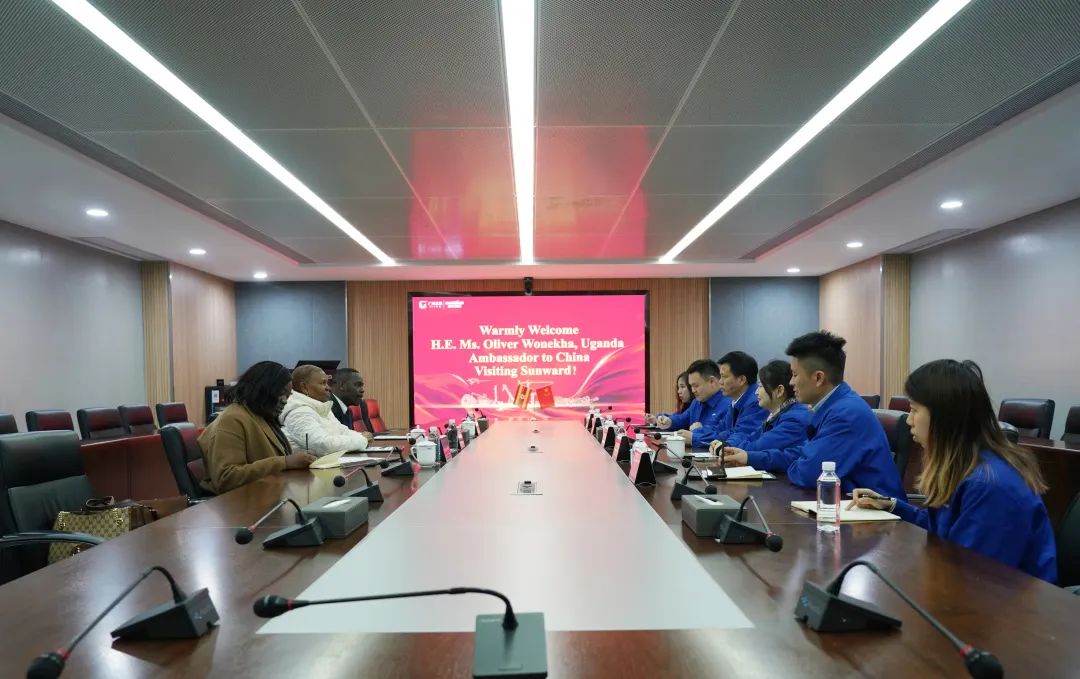 乌干达驻华大使到访8188cc威尼斯智能