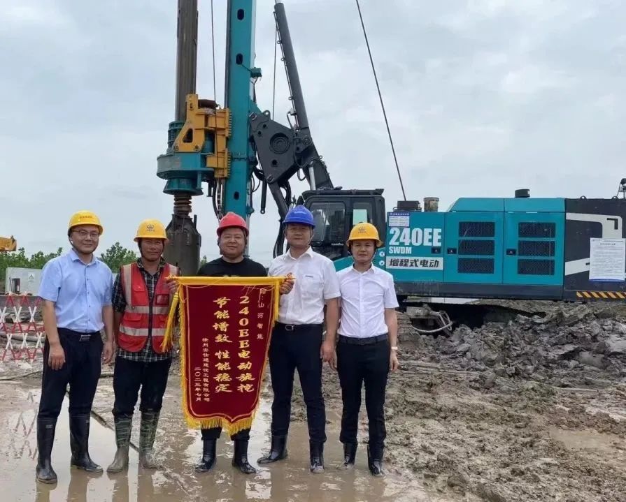 “零故障”“低能耗”！8188cc威尼斯智能增程式电动旋挖钻机惊艳首秀