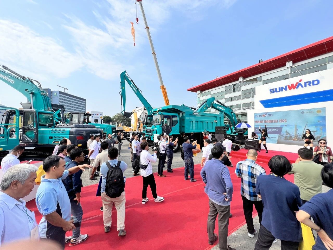 深耕细作，，，，，，，逆势增添！8188cc威尼斯智能艳服亮相印尼雅加达矿业展