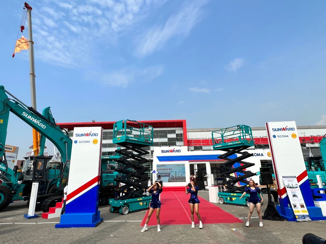 深耕细作，，，，，，，逆势增添！8188cc威尼斯智能艳服亮相印尼雅加达矿业展