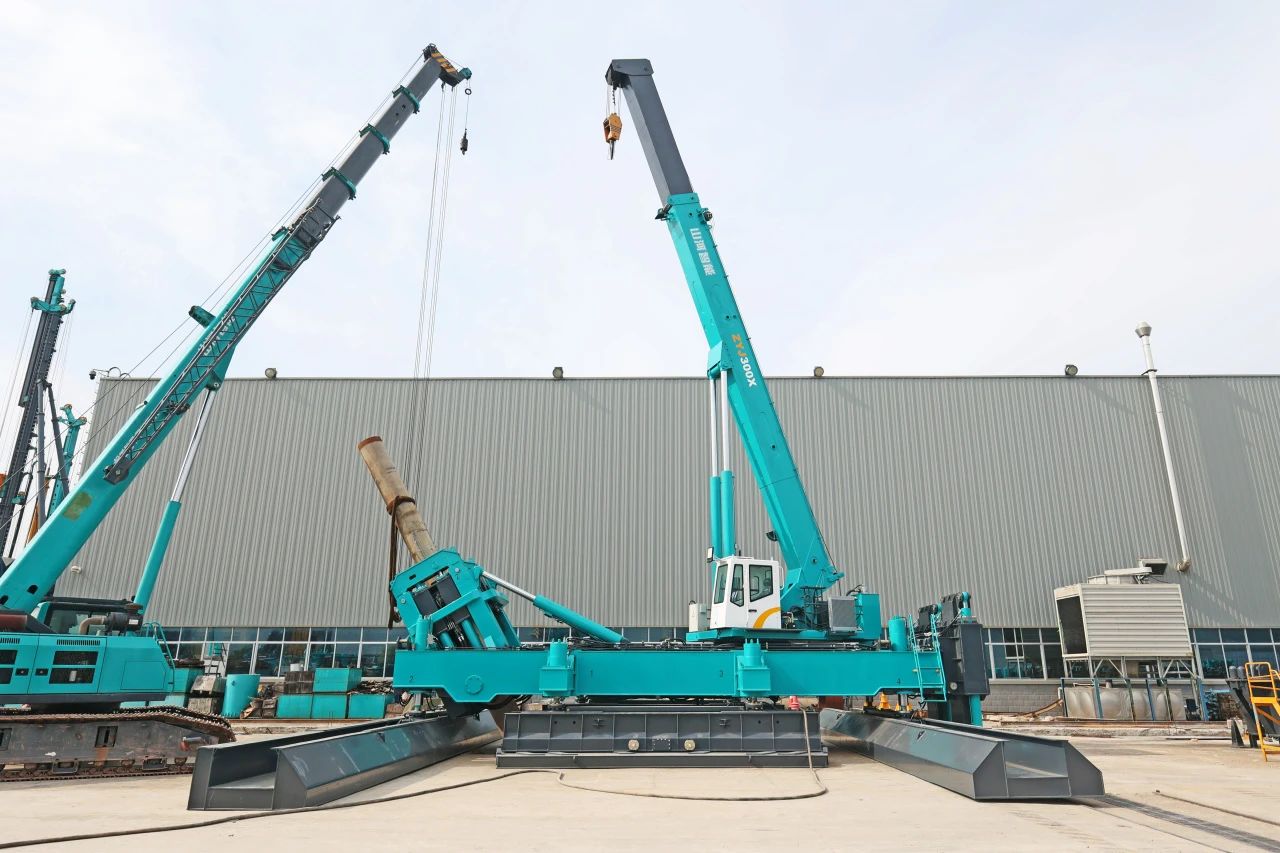 “8188cc威尼斯绿”闪灼西子湖畔！8188cc威尼斯智能ZYJ300X斜桩压桩机强势来袭