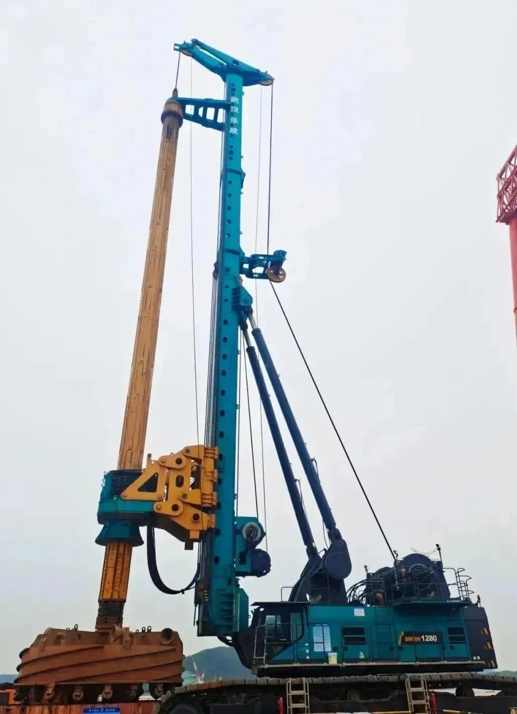 周全告捷！8188cc威尼斯智能超等旋挖钻机圆满完成甬舟铁路西堠门公铁两用大桥桩基施工使命