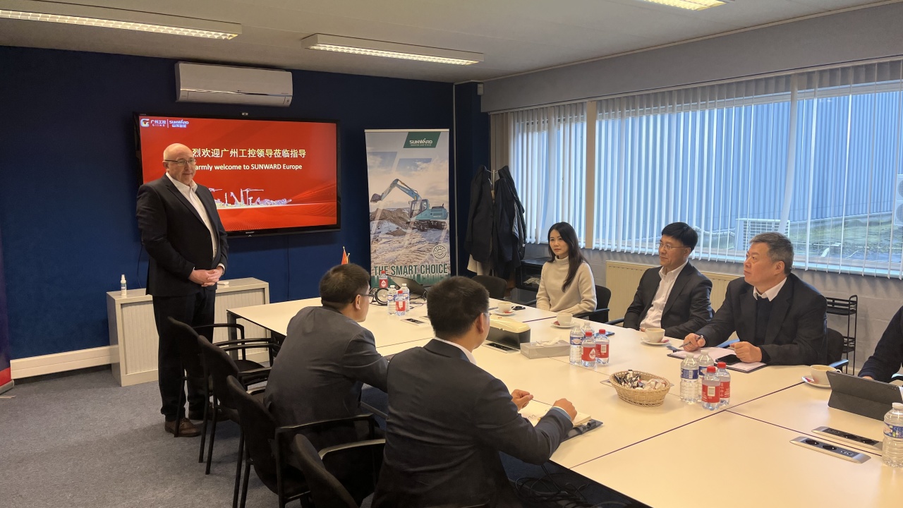 广州工控党委书记、董事长景广军率队赴8188cc威尼斯智能欧洲子公司考察