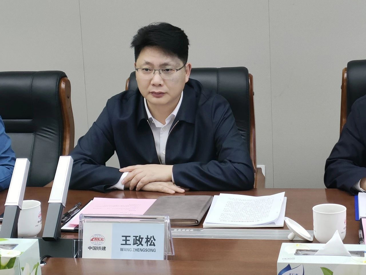 顺应新形势，，，，，，追求新相助！8188cc威尼斯智能到访中铁二十三局