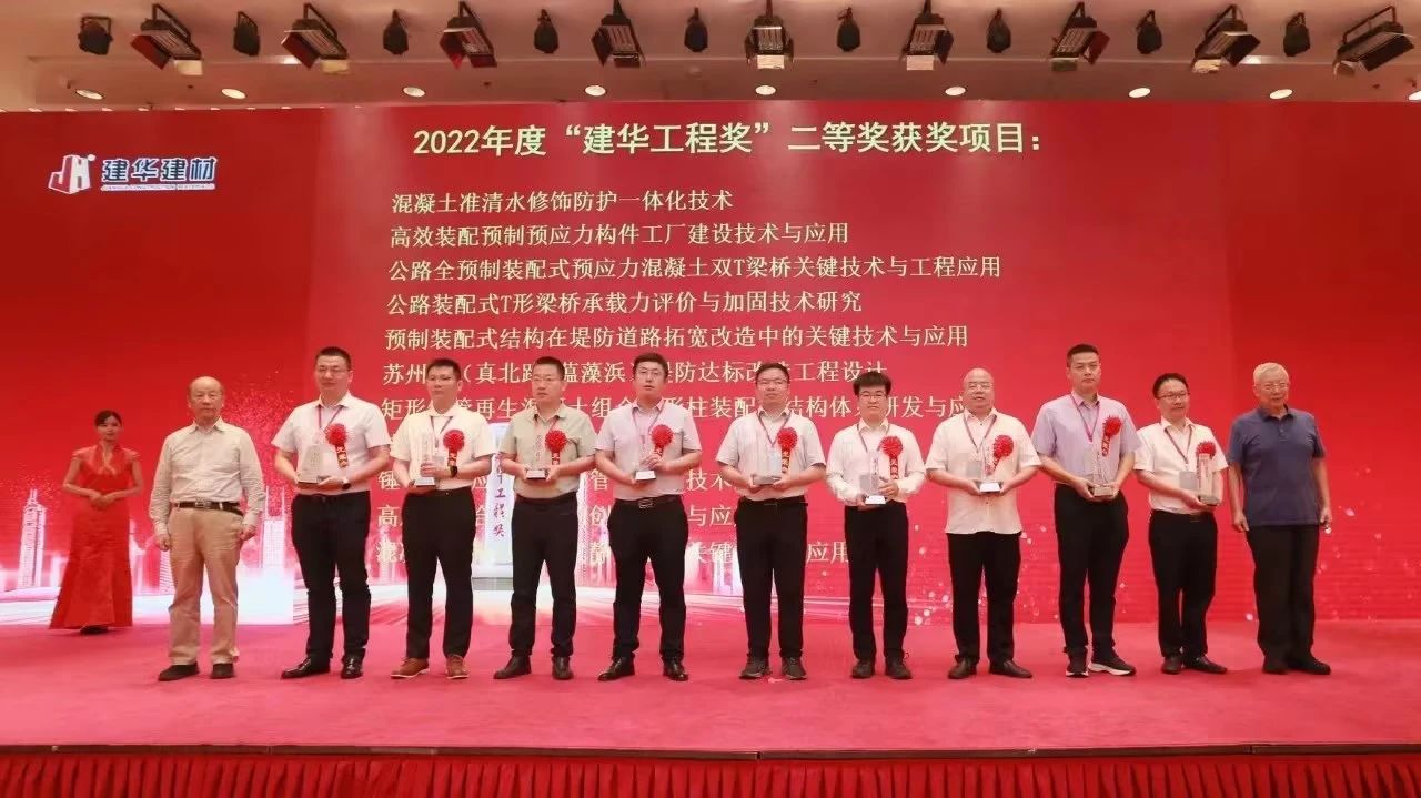 喜讯！8188cc威尼斯智能荣获“建华工程奖”二等奖