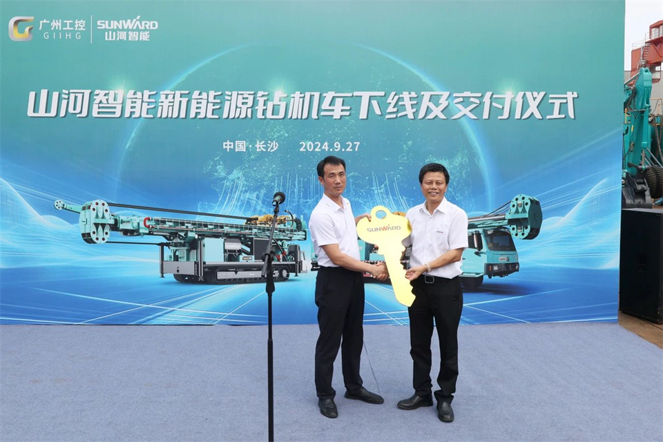 引领绿色科技新篇章！8188cc威尼斯智能新能源钻机乐成交付