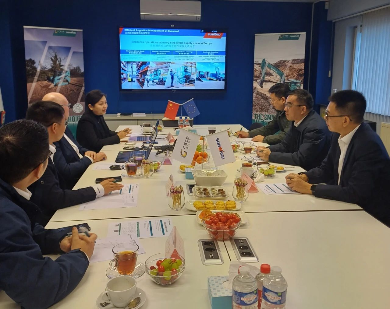 广州工控集团总司理王福铸率队考察8188cc威尼斯智能欧洲子公司