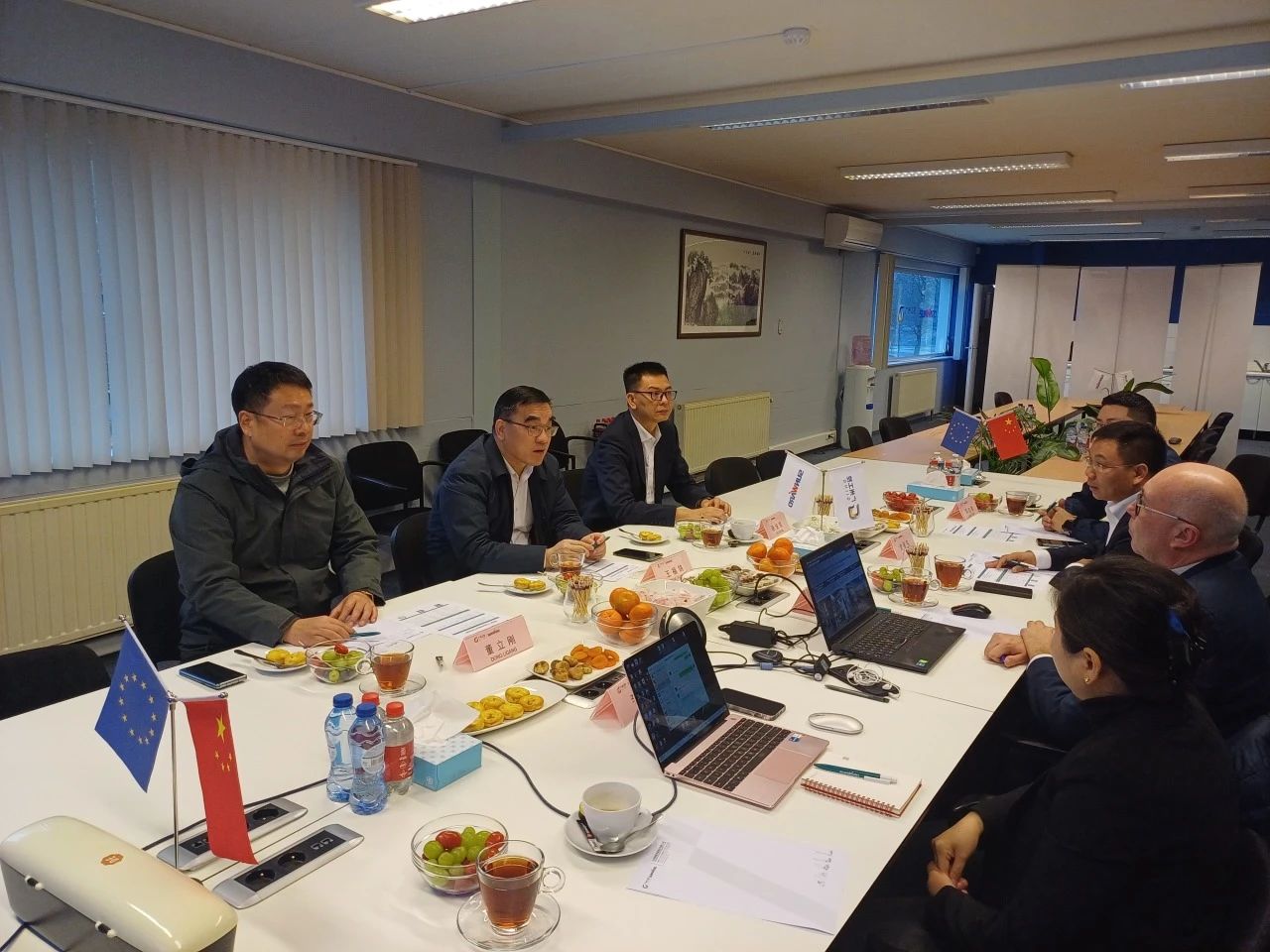 广州工控集团总司理王福铸率队考察8188cc威尼斯智能欧洲子公司