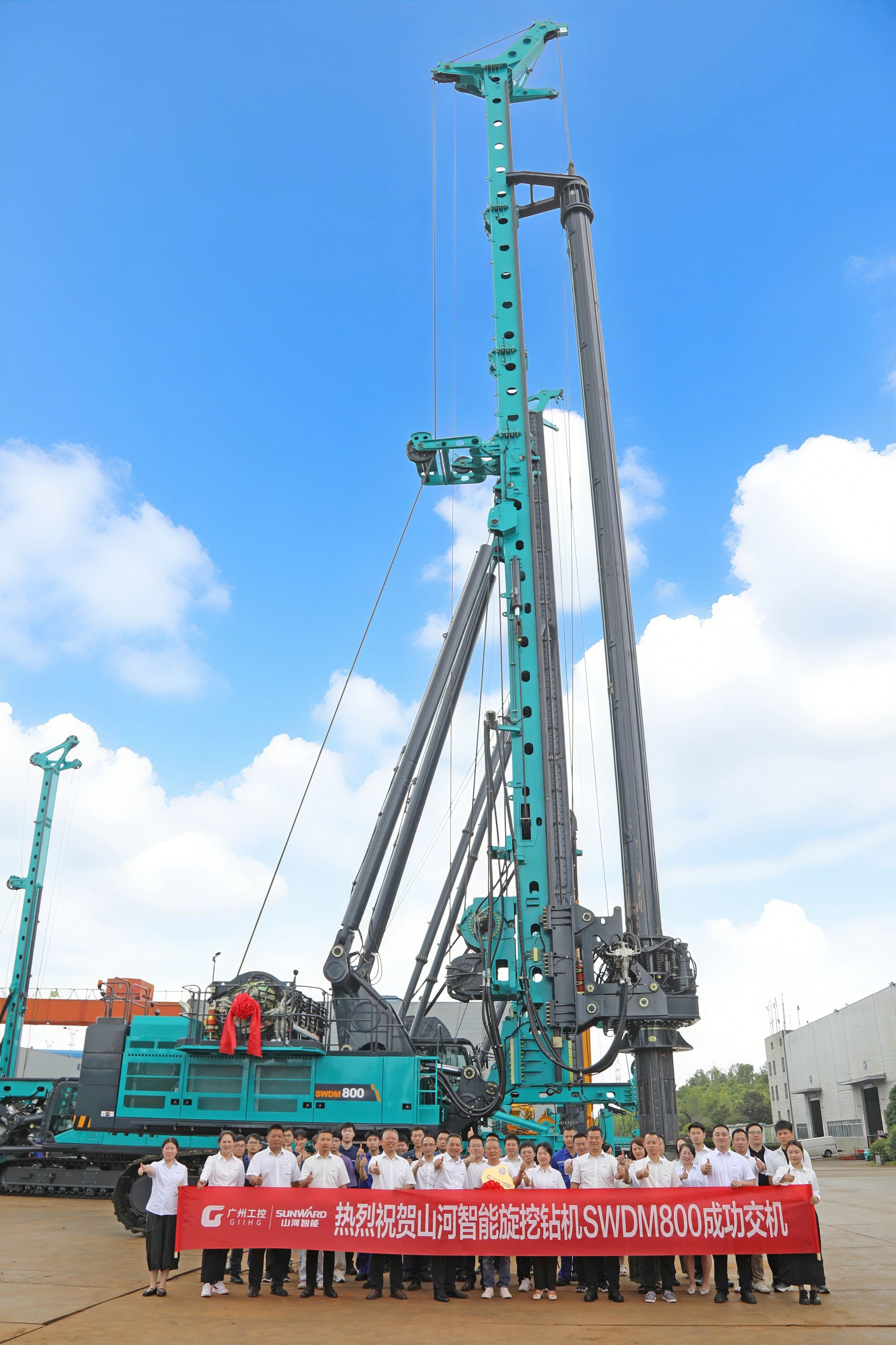 “破纪录王者”再出征！8188cc威尼斯智能SWDM800旋挖钻机乐成交机